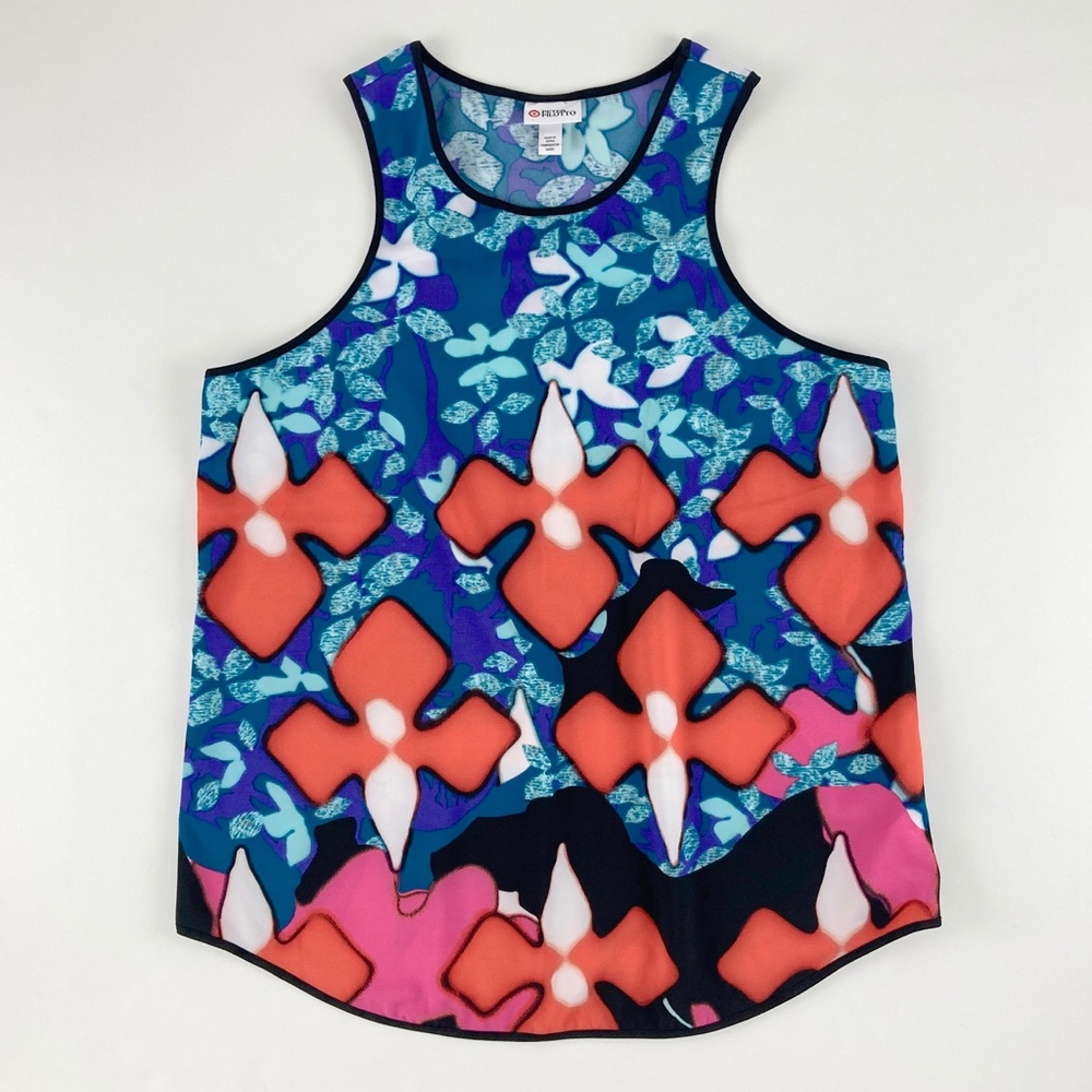 Peter Pilotto Target Iris Floral Medium Tank Top